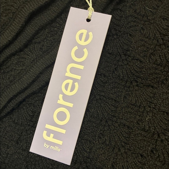 NWT florence by mills Women's Le Pointelle Wide Leg XS Black - Picture 7 of 9